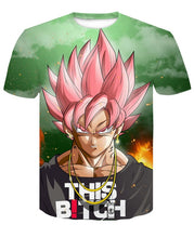 Load image into Gallery viewer, Super Saiyajin Son Goku Black Zamasu Vegeta Dragon T-shirt