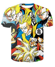 Load image into Gallery viewer, Super Saiyajin Son Goku Black Zamasu Vegeta Dragon T-shirt