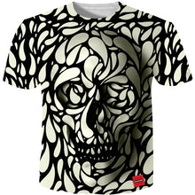 Load image into Gallery viewer, 3D Skull Print Men's T-Shirt