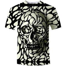 Load image into Gallery viewer, 3D Skull Print Men's T-Shirt