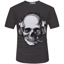 Load image into Gallery viewer, 3D Skull Print Men's T-Shirt