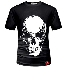 Load image into Gallery viewer, 3D Skull Print Men's T-Shirt