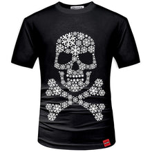 Load image into Gallery viewer, 3D Skull Print Men's T-Shirt