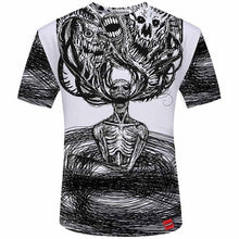 Load image into Gallery viewer, 3D Skull Print Men's T-Shirt