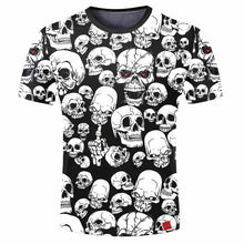 Load image into Gallery viewer, 3D Skull Print Men's T-Shirt