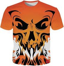 Load image into Gallery viewer, 3D Skull Print Men's T-Shirt