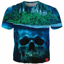 Load image into Gallery viewer, 3D Skull Print Men's T-Shirt