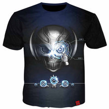Load image into Gallery viewer, 3D Skull Print Men's T-Shirt