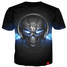 Load image into Gallery viewer, 3D Skull Print Men's T-Shirt